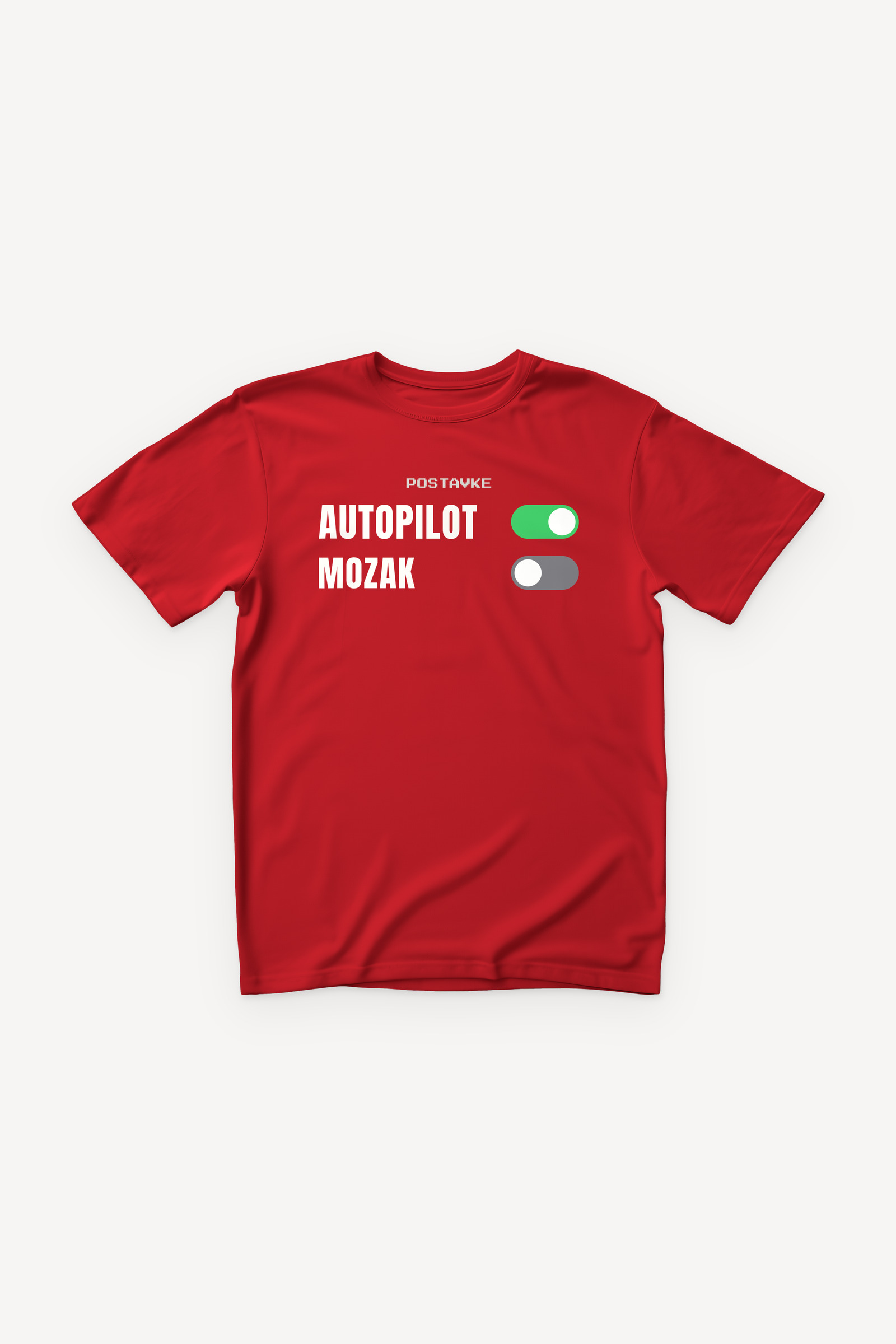 Autopilot majica - crvena
