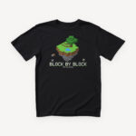 Block by Block majica - crna
