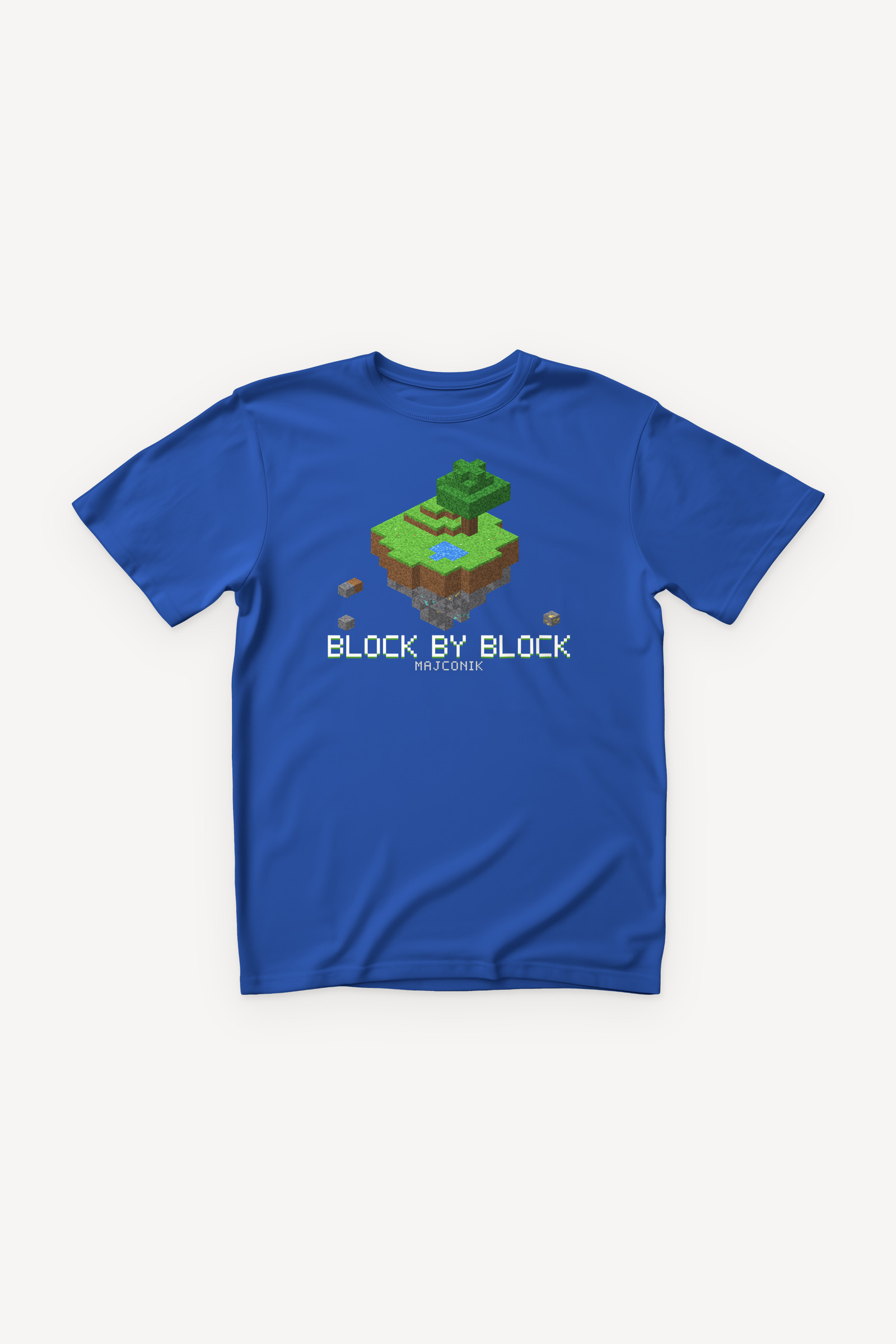 Block by Block majica - plava