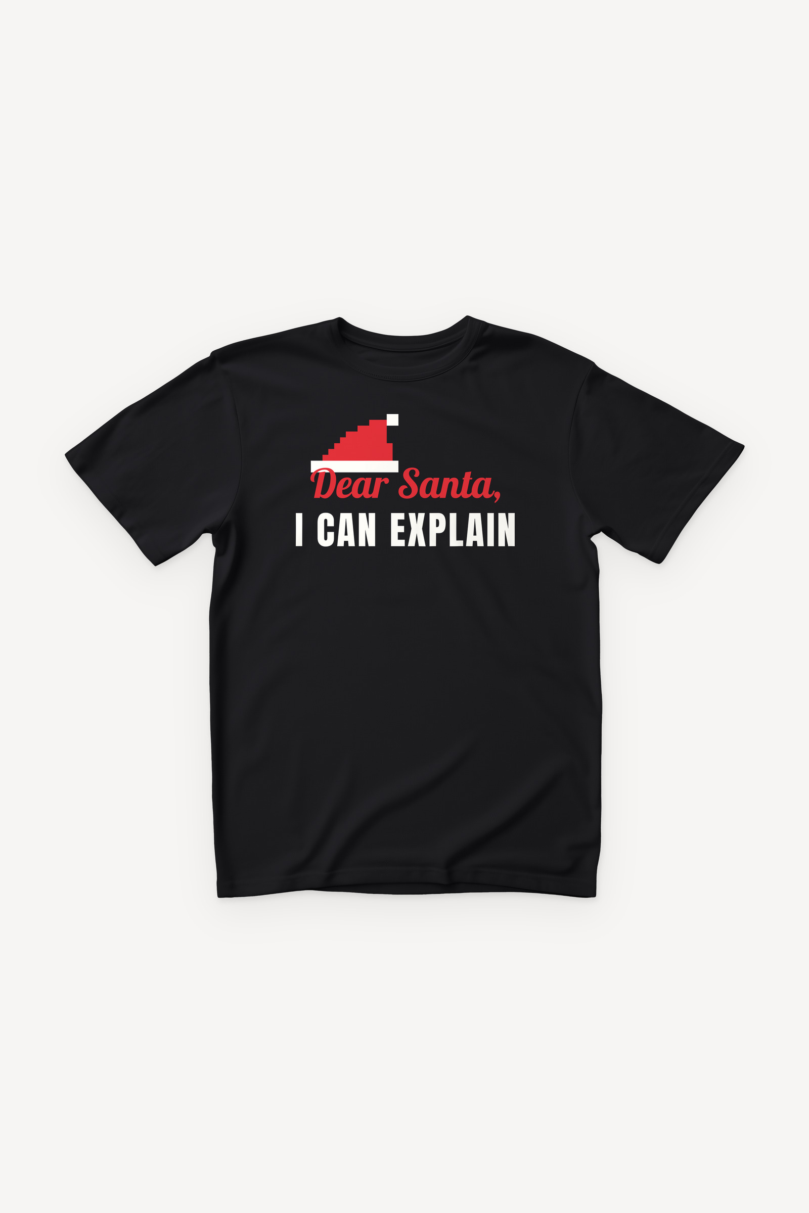Dear Santa majica - crna