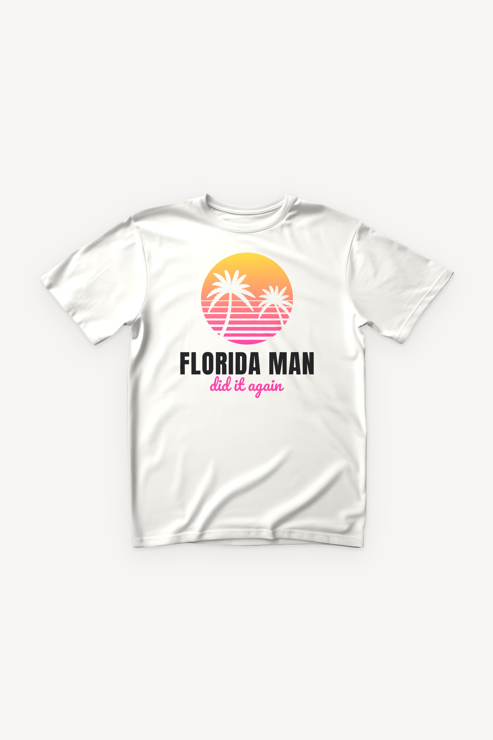 Florida Man majica - bijela