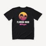 Florida Man majica - crna