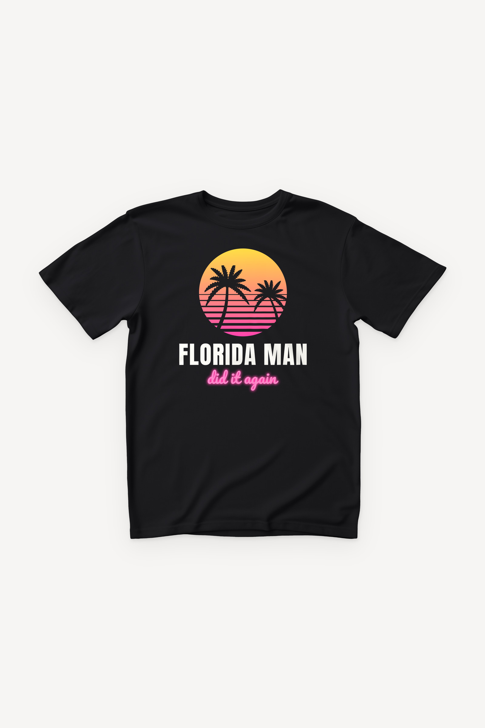 Florida Man majica - crna