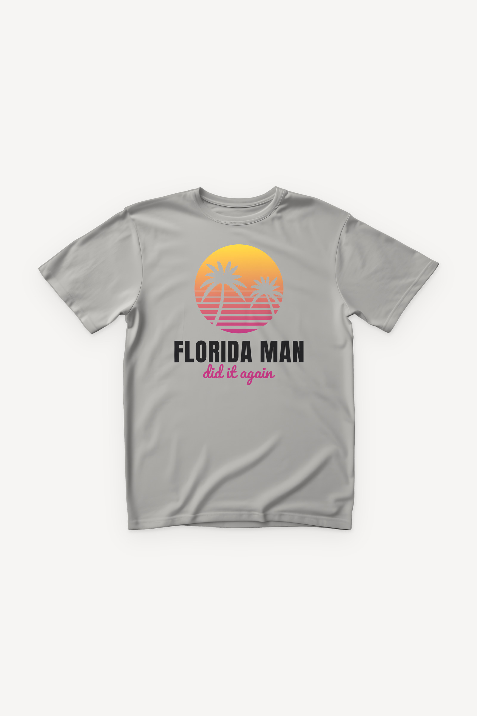 Florida Man majica - siva