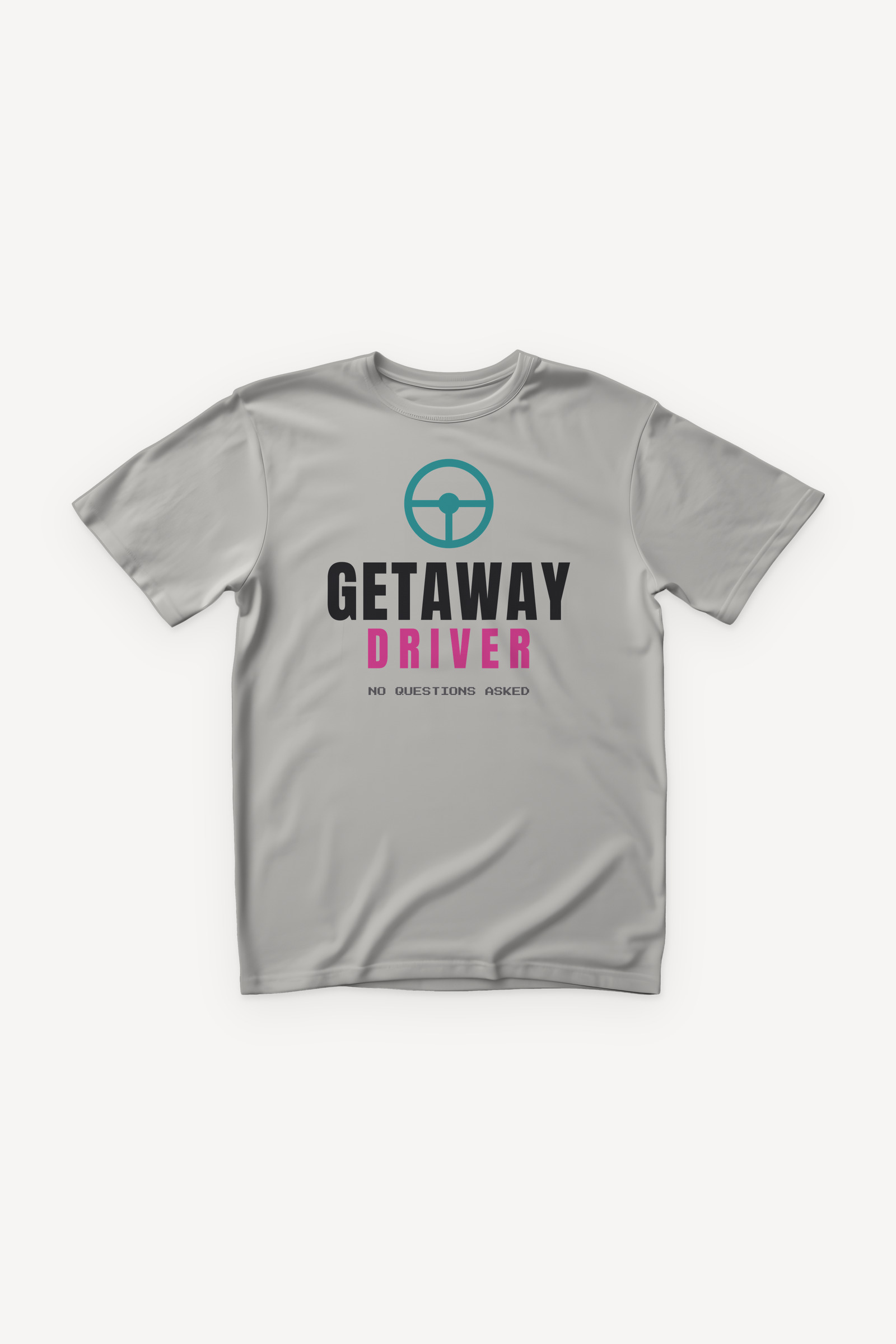 Getaway Driver majica - siva