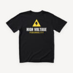 High Voltage majica - crna
