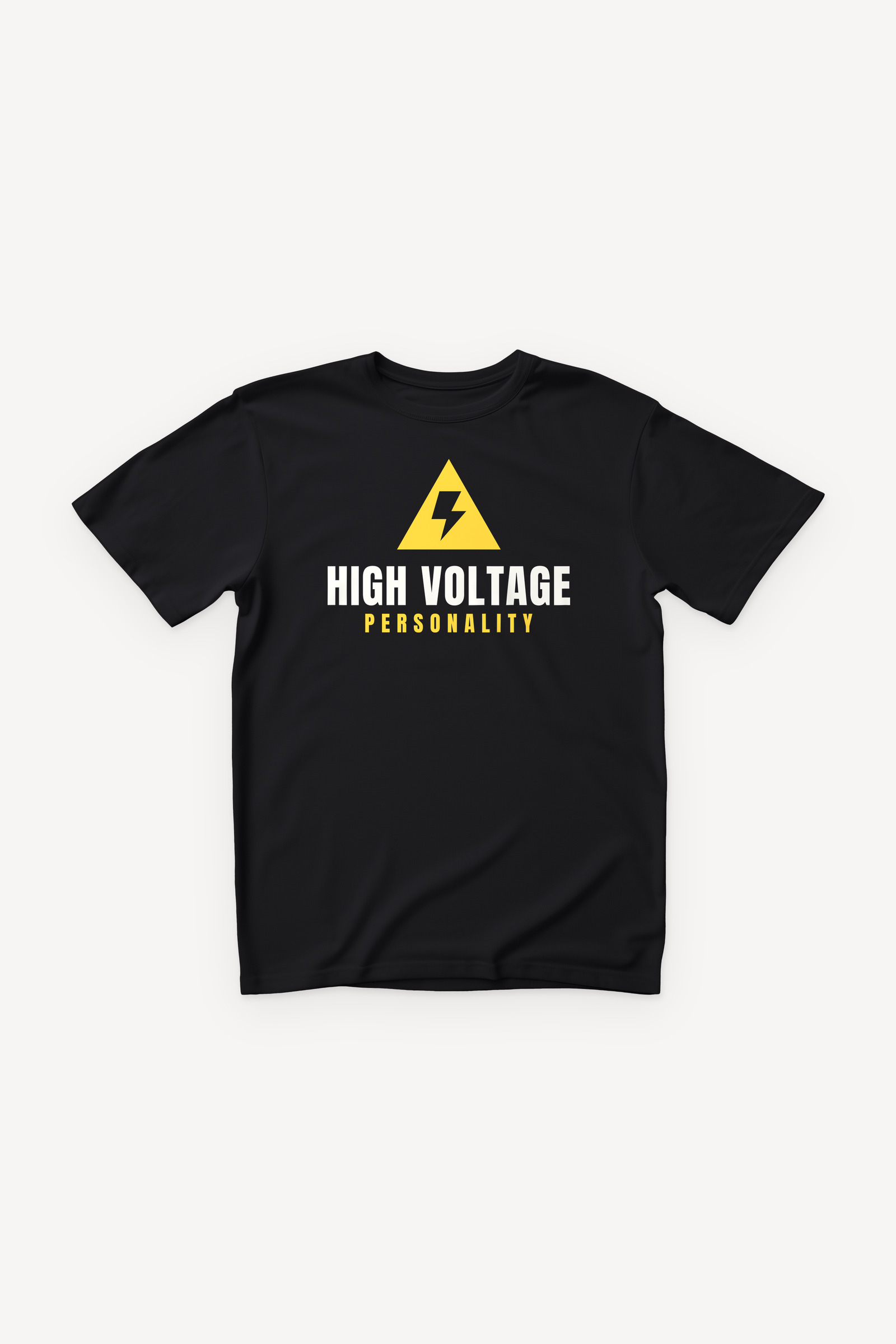 High Voltage majica - crna