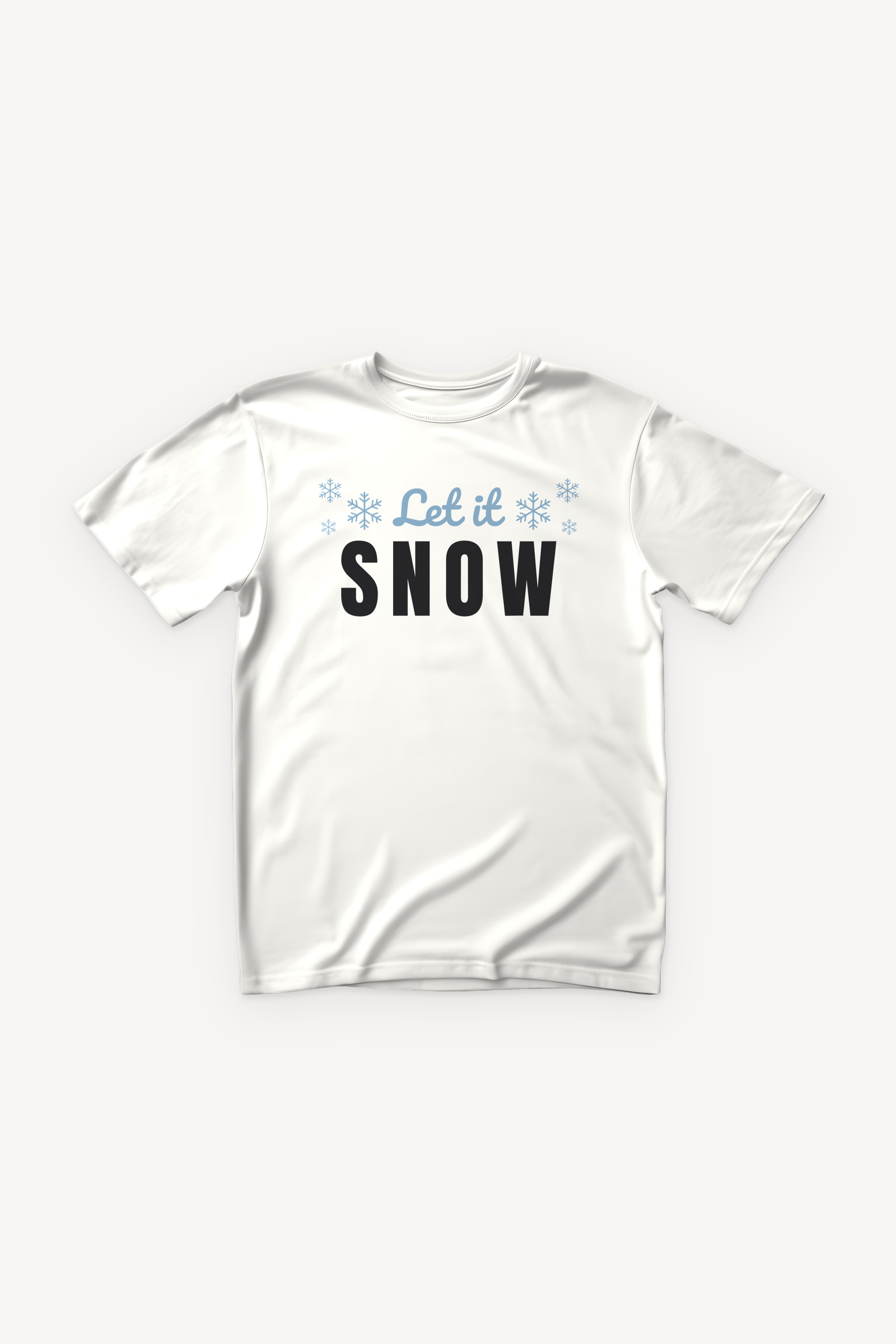 Let It Snow majica - bijela
