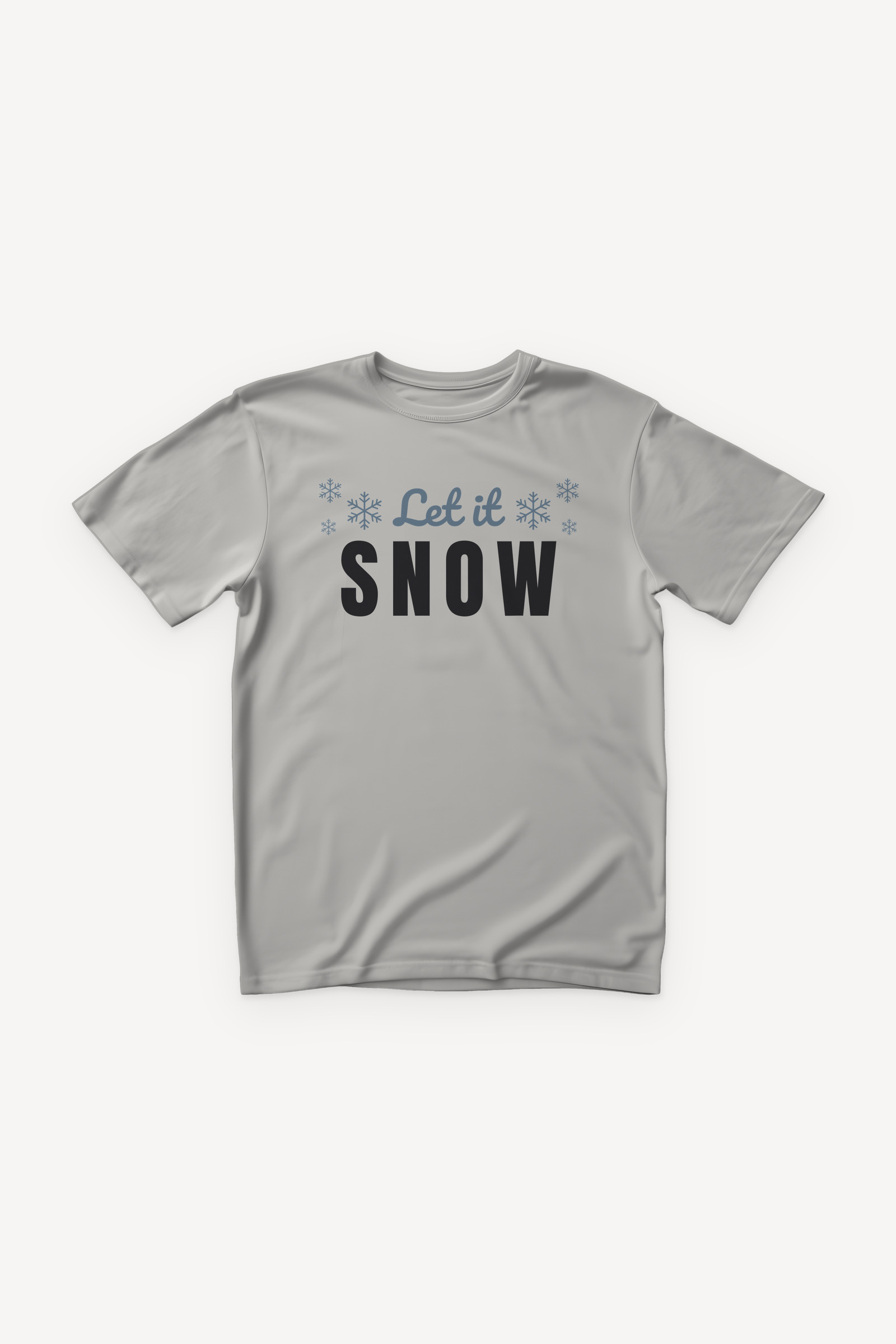Let It Snow majica - siva