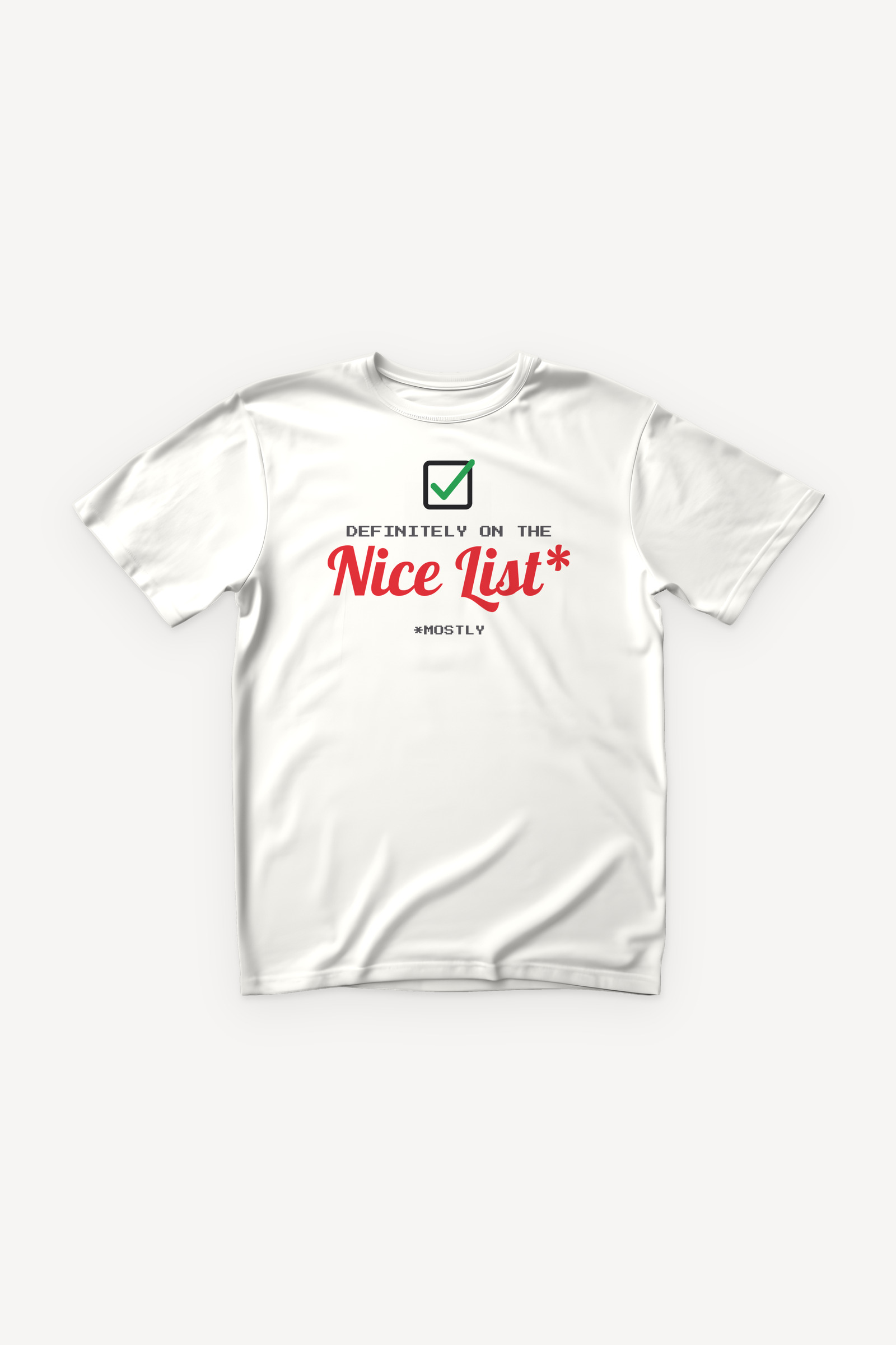 Nice List majica - bijela