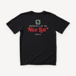 Nice List majica - crna