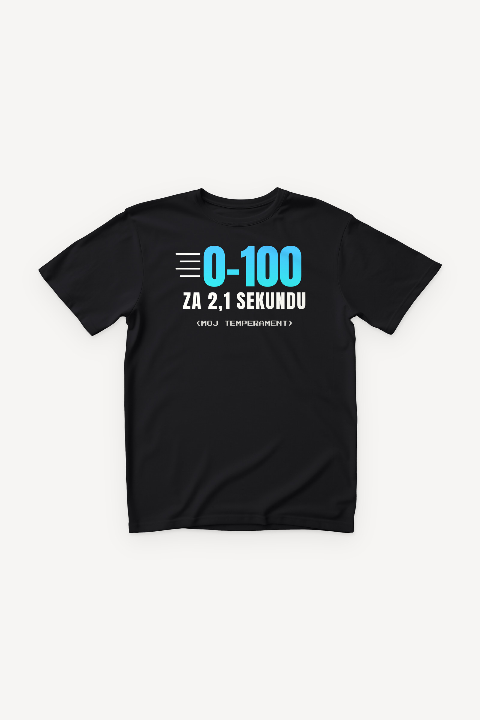 0–100 majica - crna