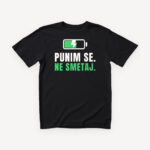 Punim se majica - crna