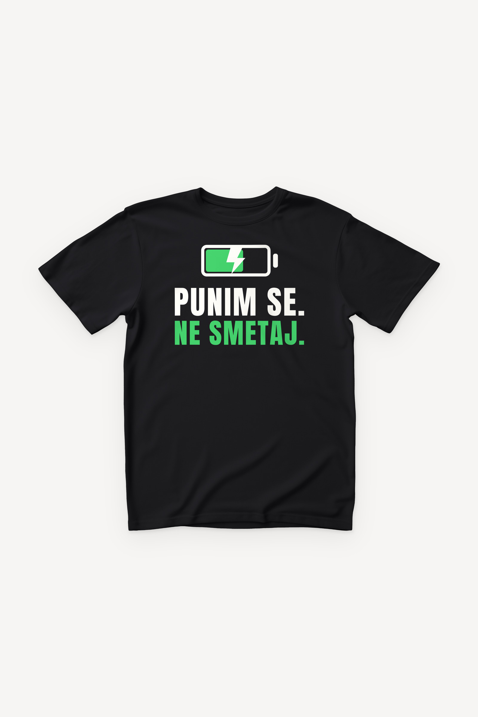Punim se majica - crna