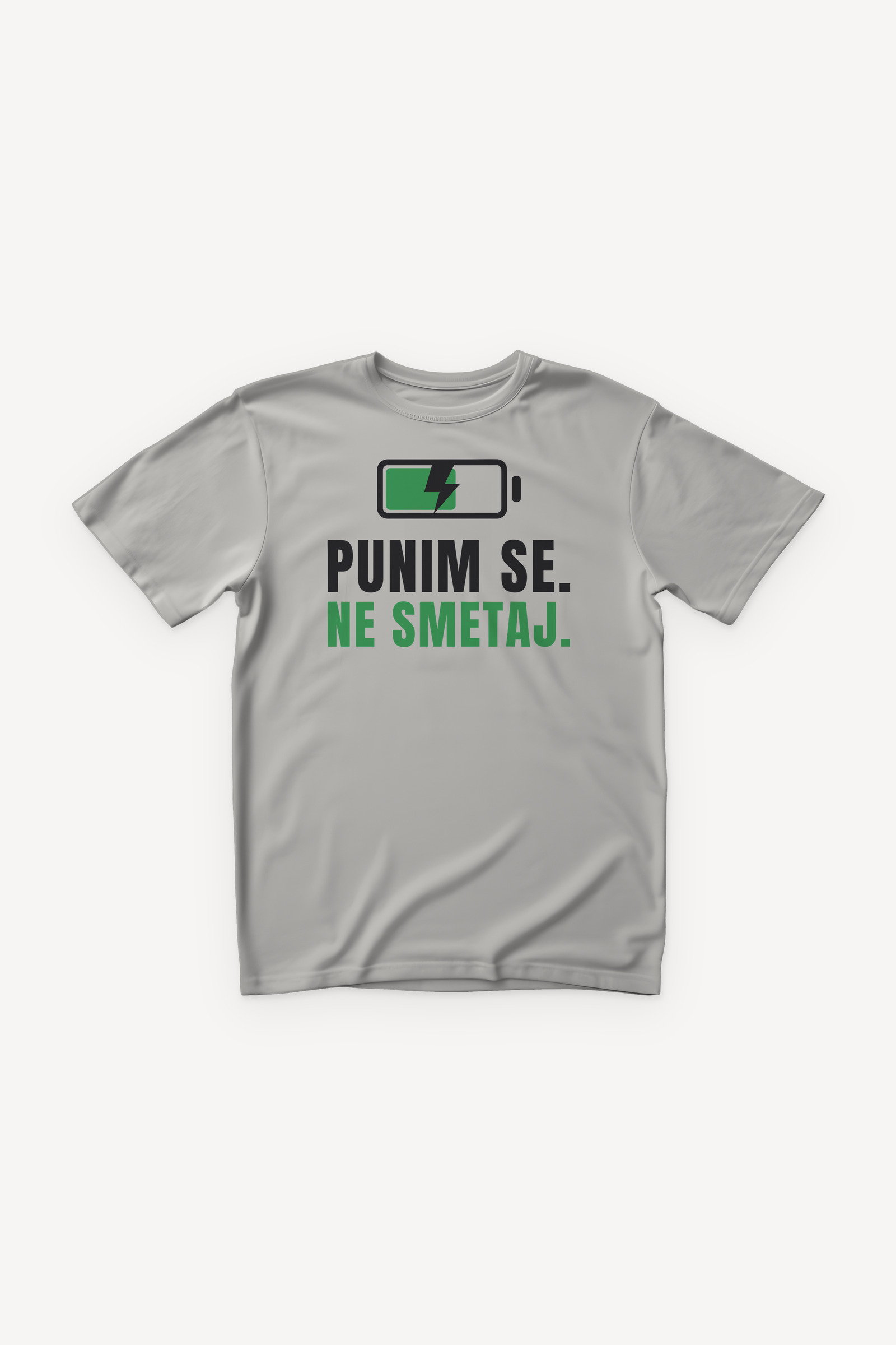 Punim se majica - siva