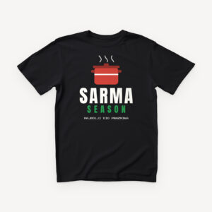 Sarma Season majica - crna
