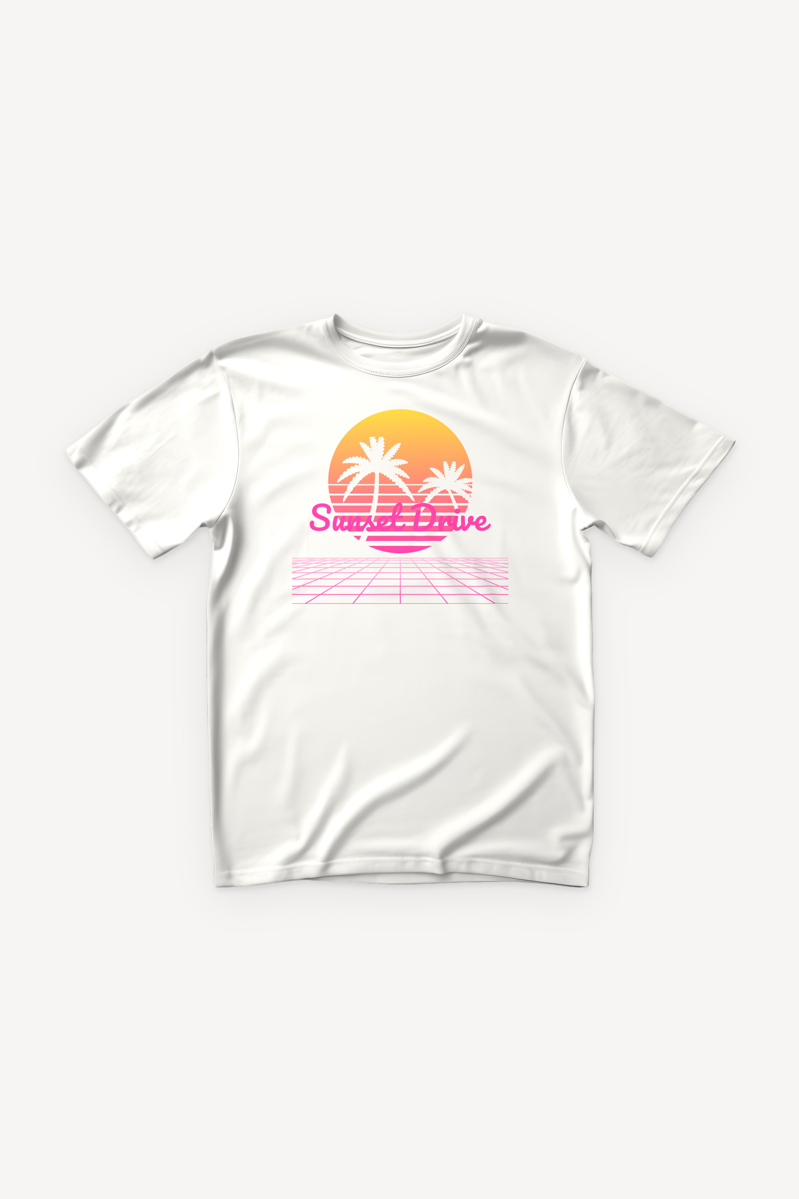 Sunset Drive majica - bijela