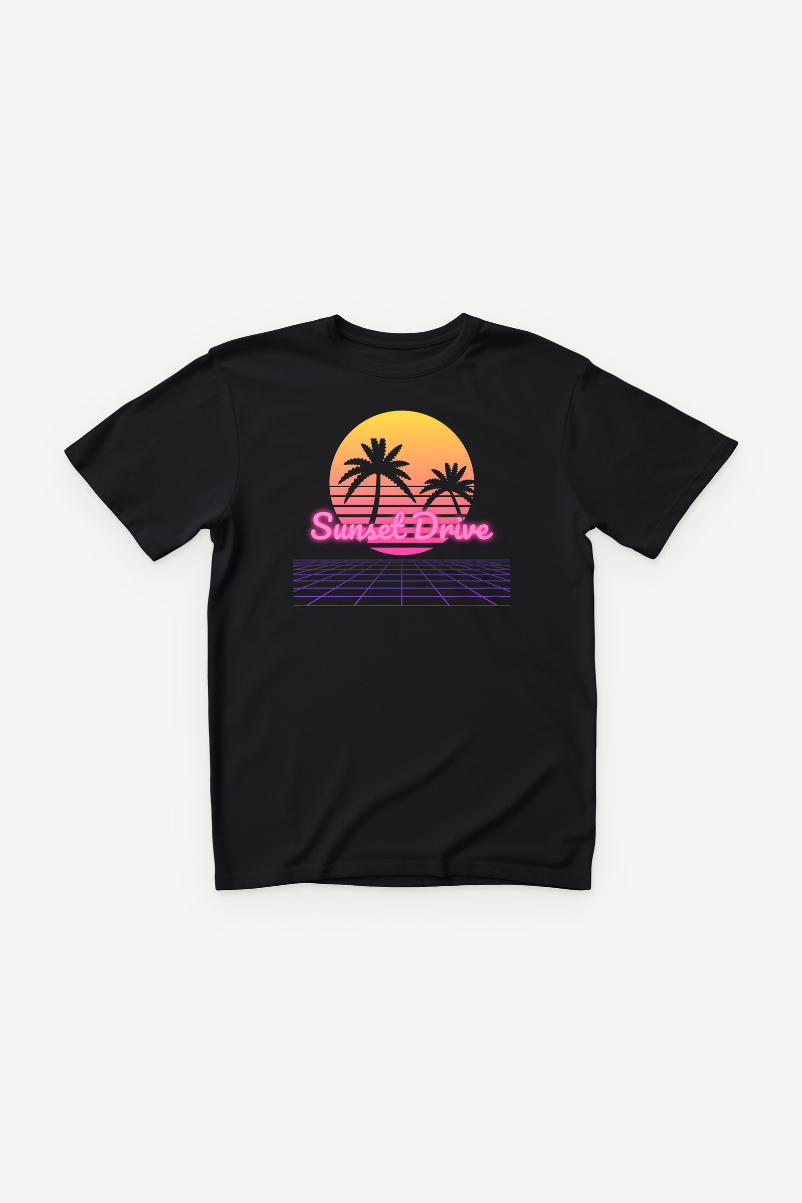 Sunset Drive majica - crna