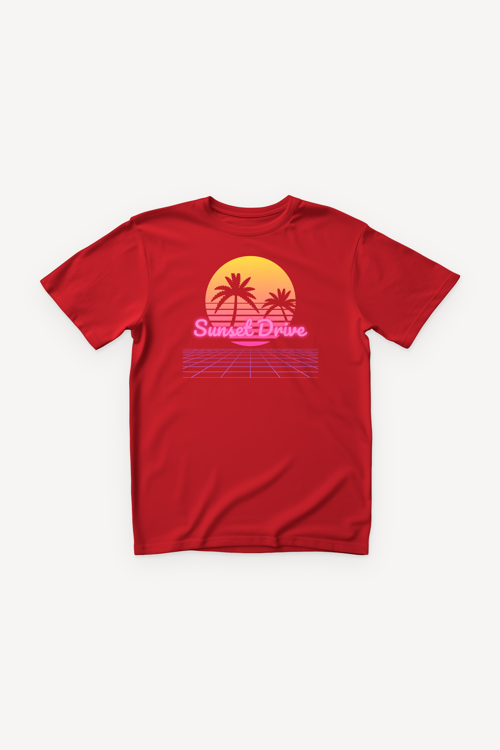 Sunset Drive majica - crvena