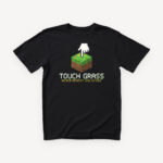 Touch Grass majica - crna